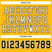 Custom Gold Black-White Mesh Authentic Football Jersey