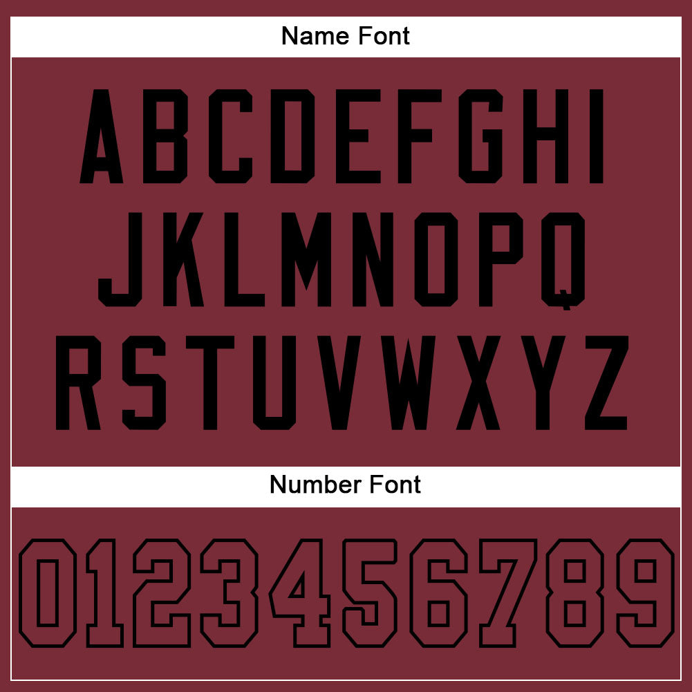 Custom Burgundy Burgundy-Black Mesh Authentic Football Jersey