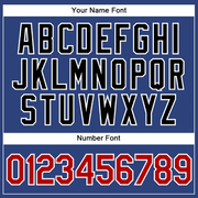 Custom Royal White Pinstripe Red-Black Authentic Basketball Jersey