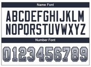 Custom White Navy-Gray Mesh Drift Fashion Football Jersey