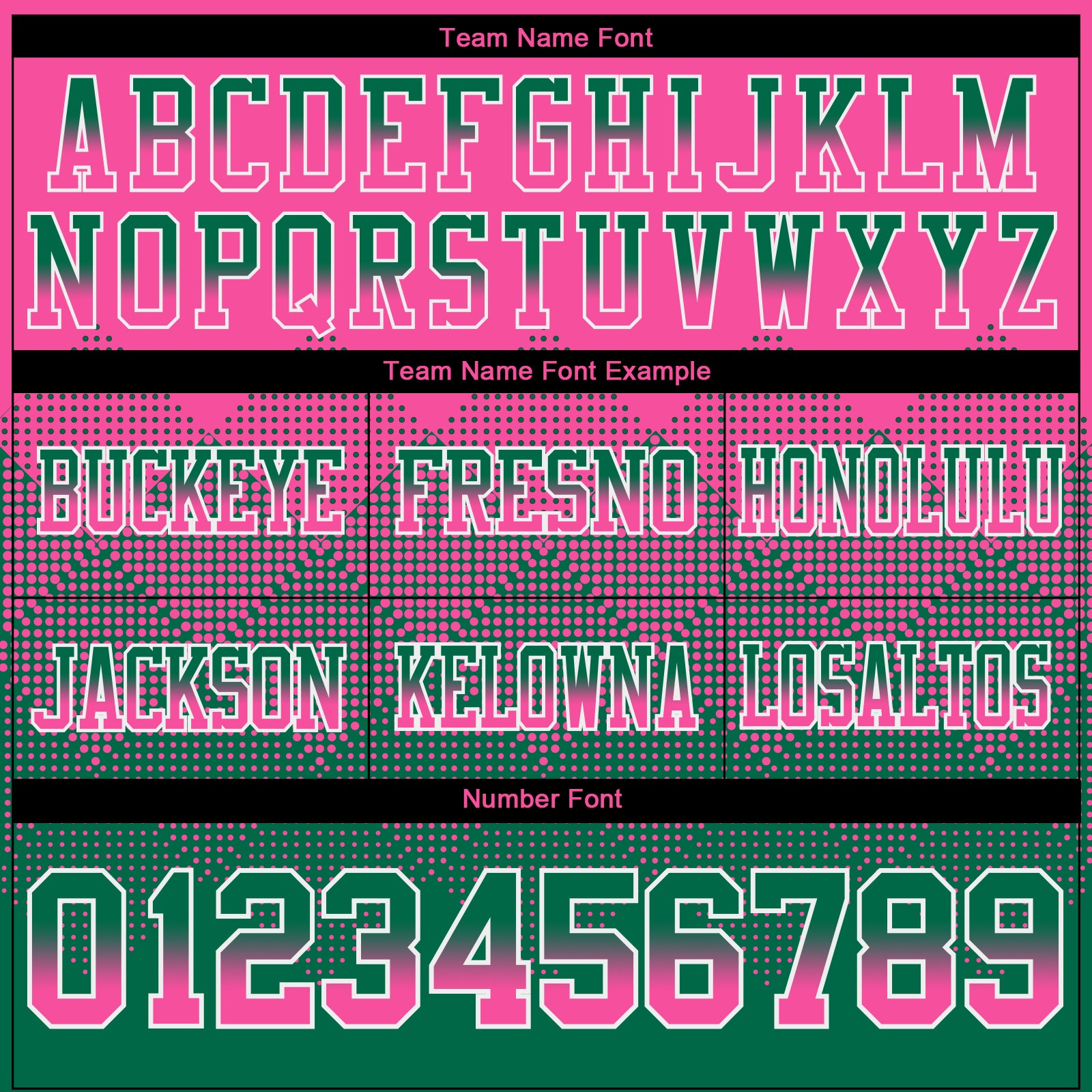 Custom Pink Kelly Green-White Mesh Authentic Gradient Square Shape Flag Football Jersey