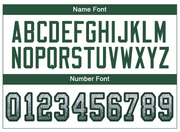 Custom White Gotham Green-Black Mesh Drift Fashion Football Jersey