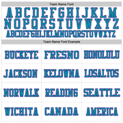 Custom White Purple Black-Teal Mesh Authentic Throwback Football Jersey