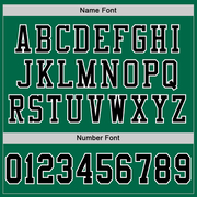 Custom Grass Green Black-White Mesh Authentic Throwback Football Jersey