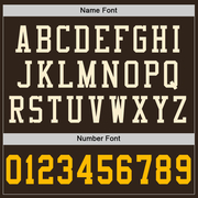 Custom Brown Gold-Cream Mesh Authentic Football Jersey