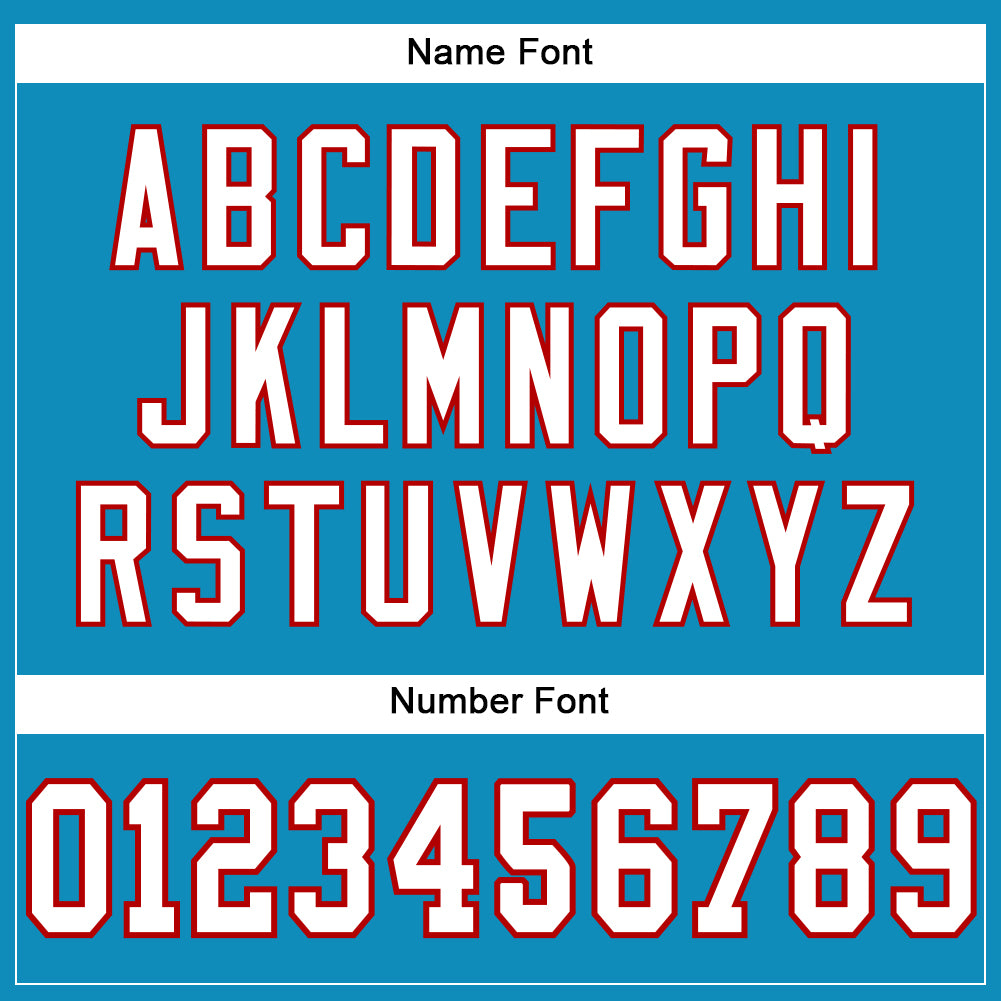 Custom Panther Blue White-Red Mesh Authentic Football Jersey