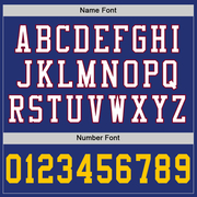 Custom Royal Gold-Maroon Mesh Authentic Throwback Football Jersey