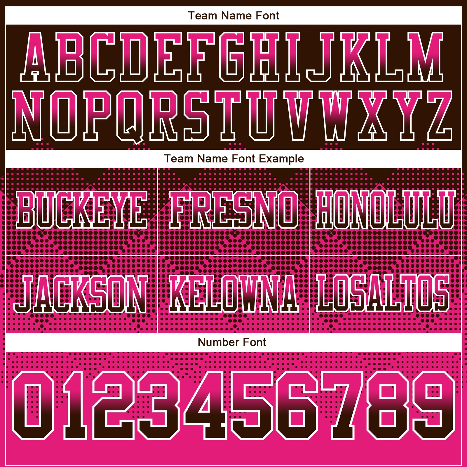 Custom Brown Hot Pink-White Mesh Authentic Gradient Square Shape Flag Football Jersey