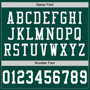 Custom Green White Mesh Authentic Football Jersey