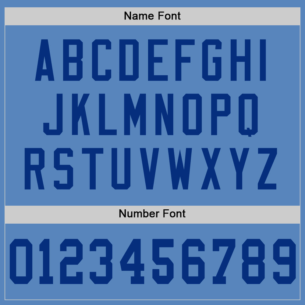 Custom Light Blue Royal Mesh Authentic Football Jersey