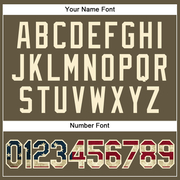 Custom Olive Vintage USA Flag-Cream Authentic Throwback Salute To Service Basketball Jersey