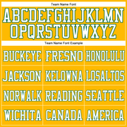 Custom Gold Kelly Green-White Mesh Authentic Football Jersey