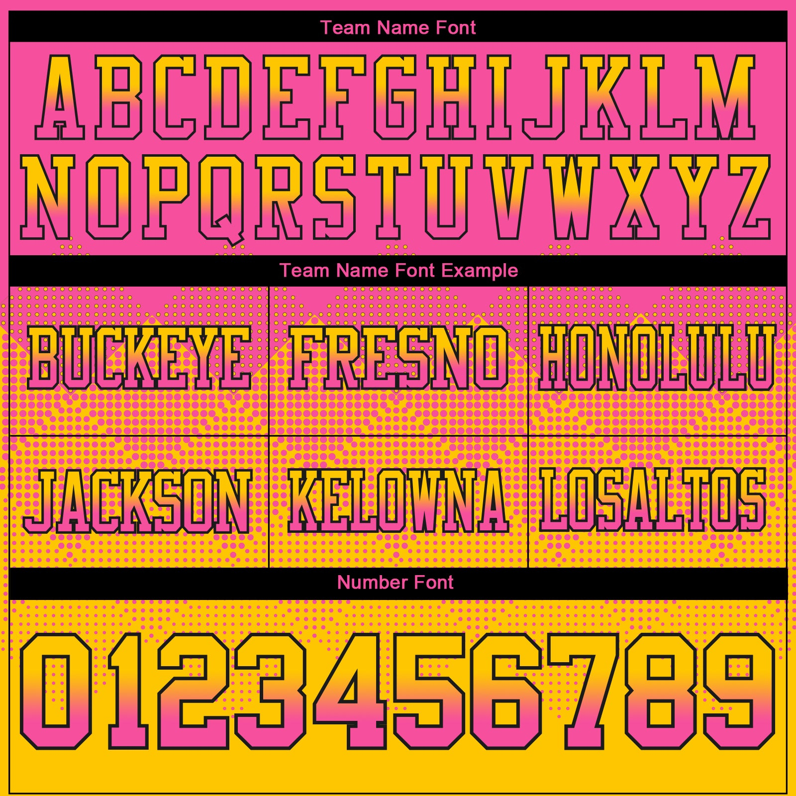 Custom Pink Yellow-Black Mesh Authentic Gradient Square Shape Flag Football Jersey