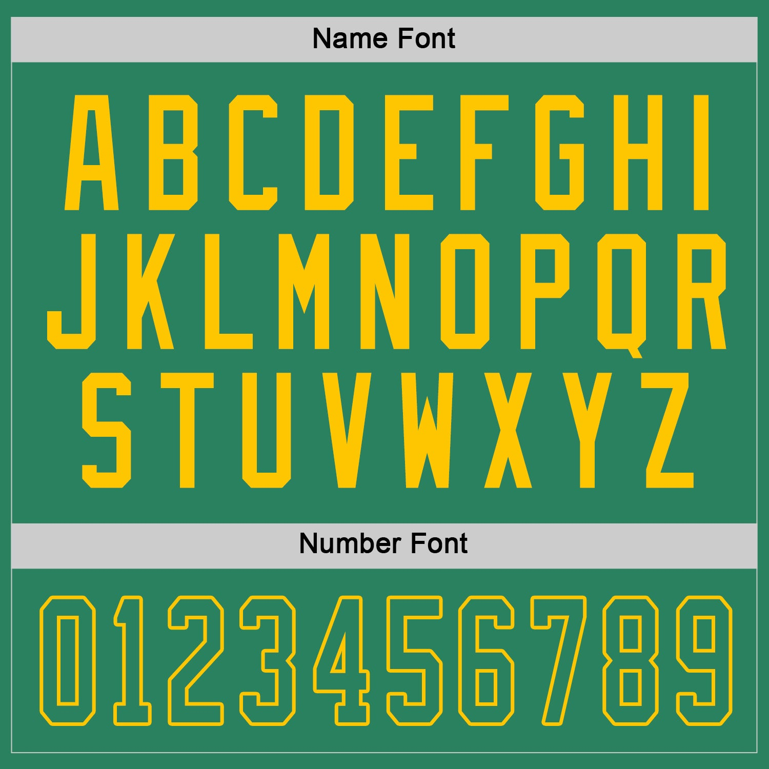 Custom Kelly Green Kelly Green-Gold Hockey Jersey