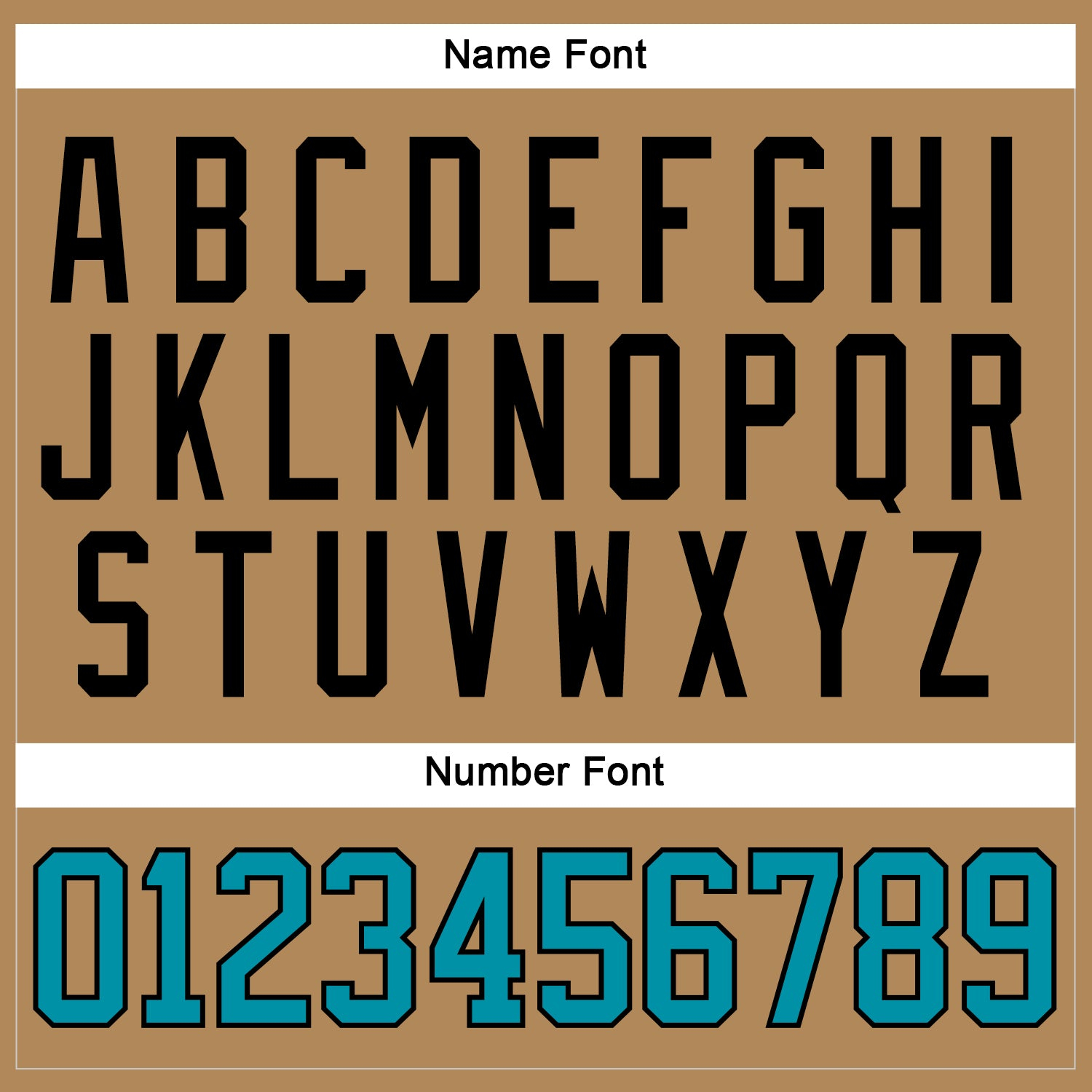 Custom Old Gold Teal-Black Hockey Jersey