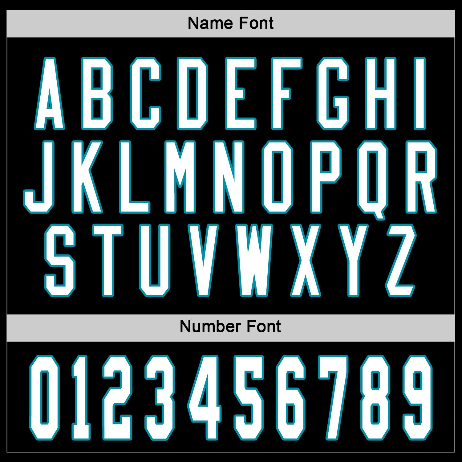 Custom Black White-Teal Hockey Jersey