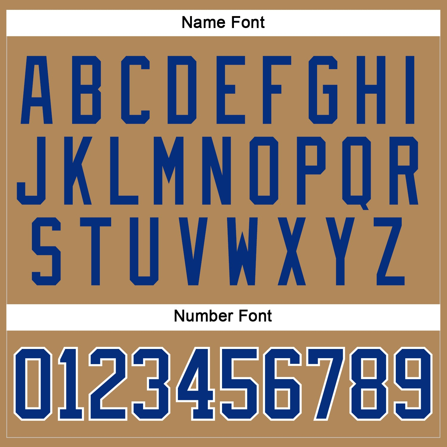 Custom Old Gold Royal-White Hockey Jersey