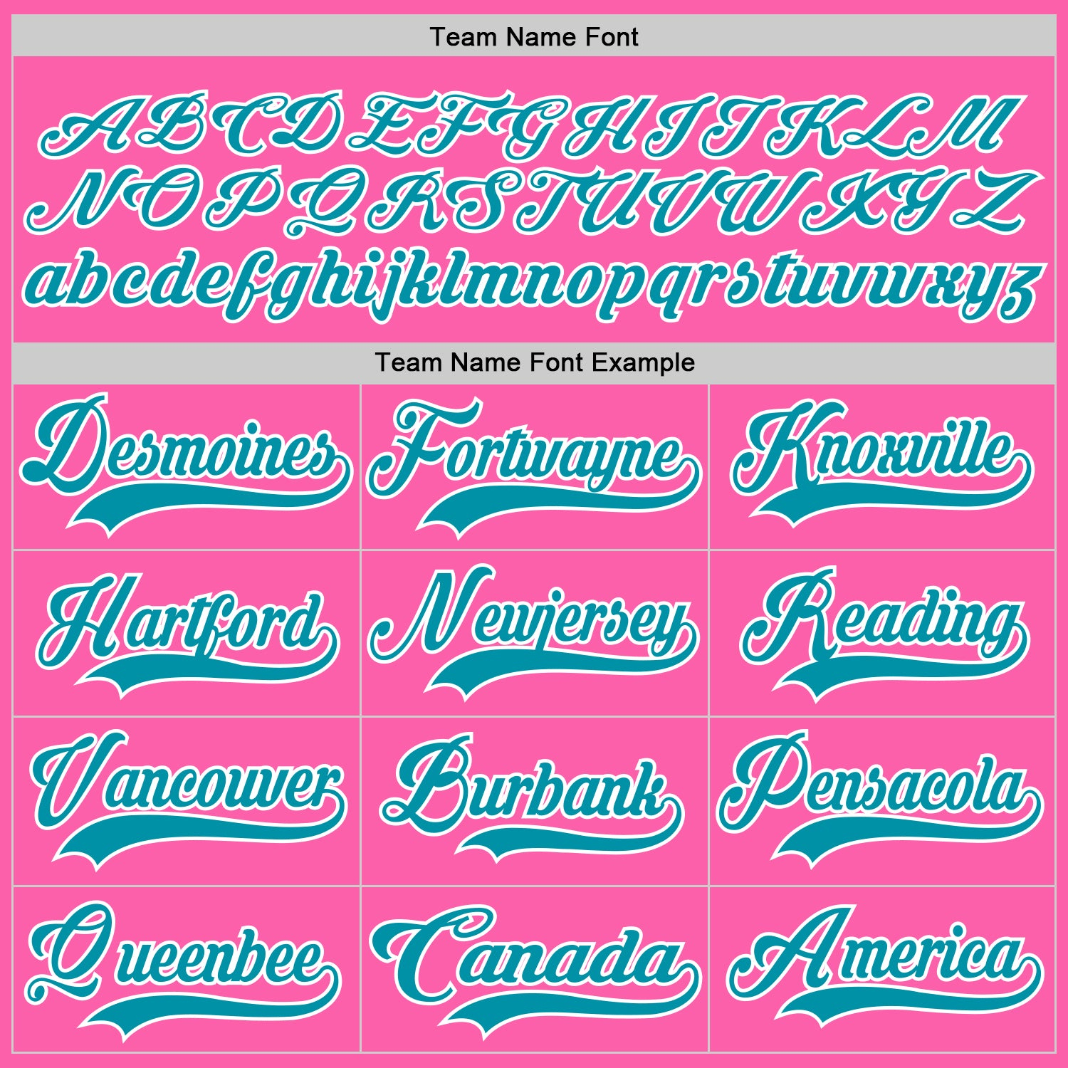 Custom Pink Teal-White Hockey Jersey