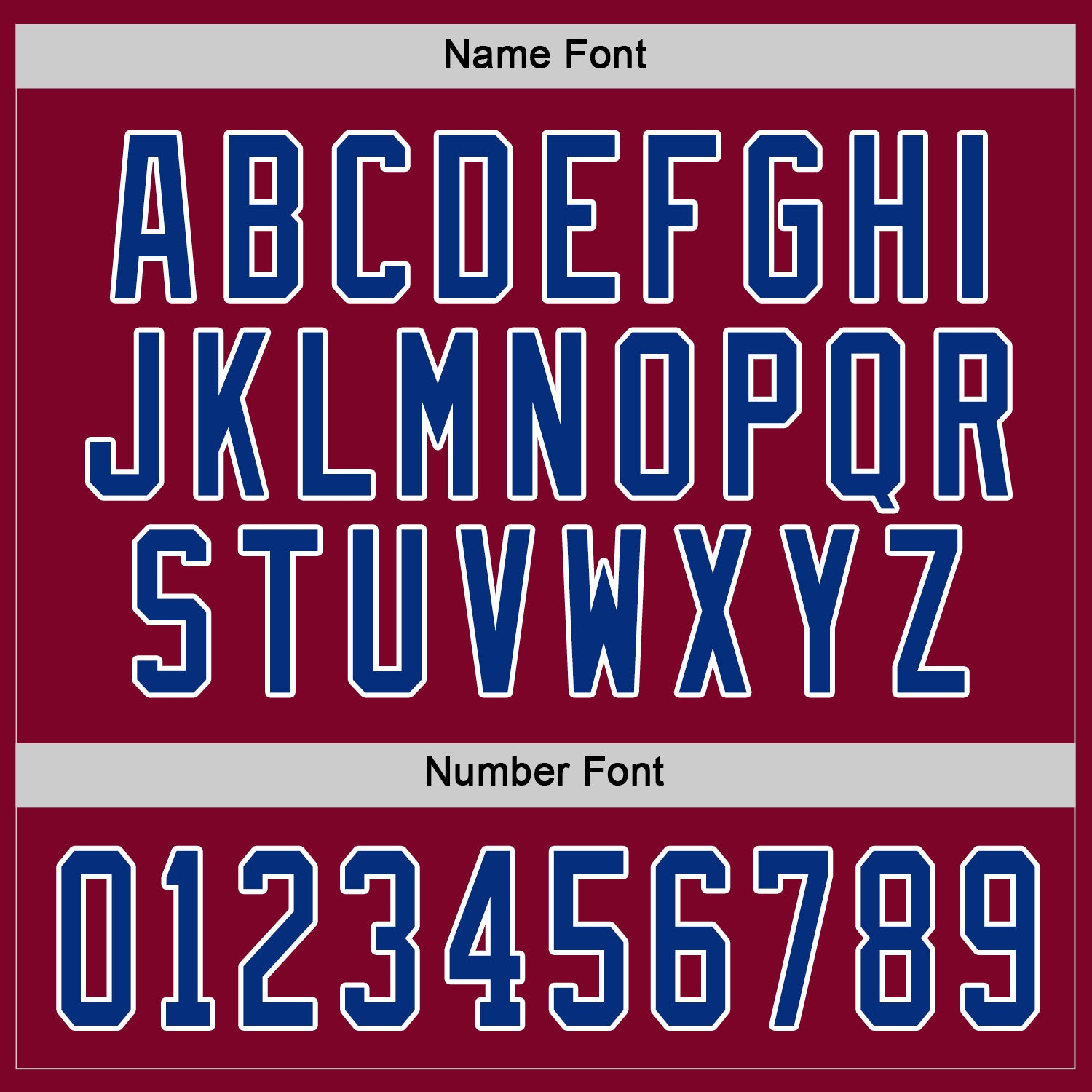 Custom Maroon Royal-White Hockey Jersey