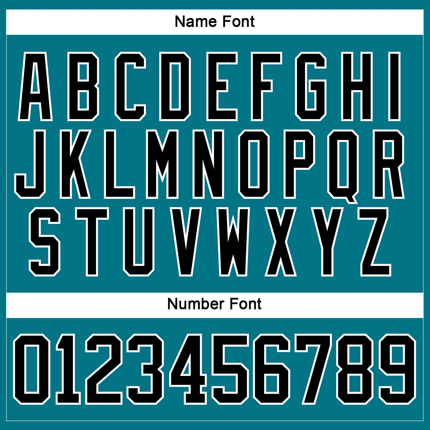 Custom Teal Black-White Hockey Jersey