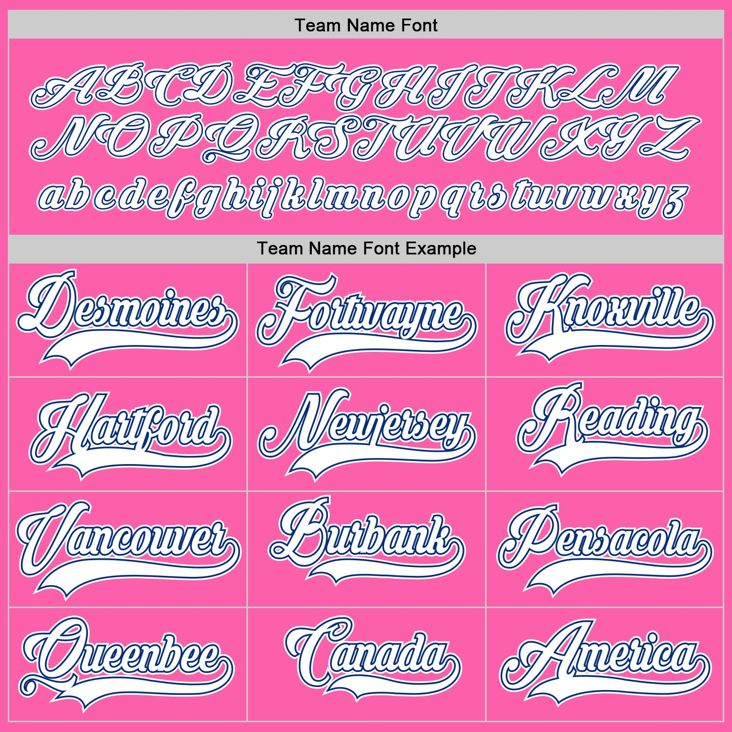 Custom Pink White-Royal Hockey Jersey