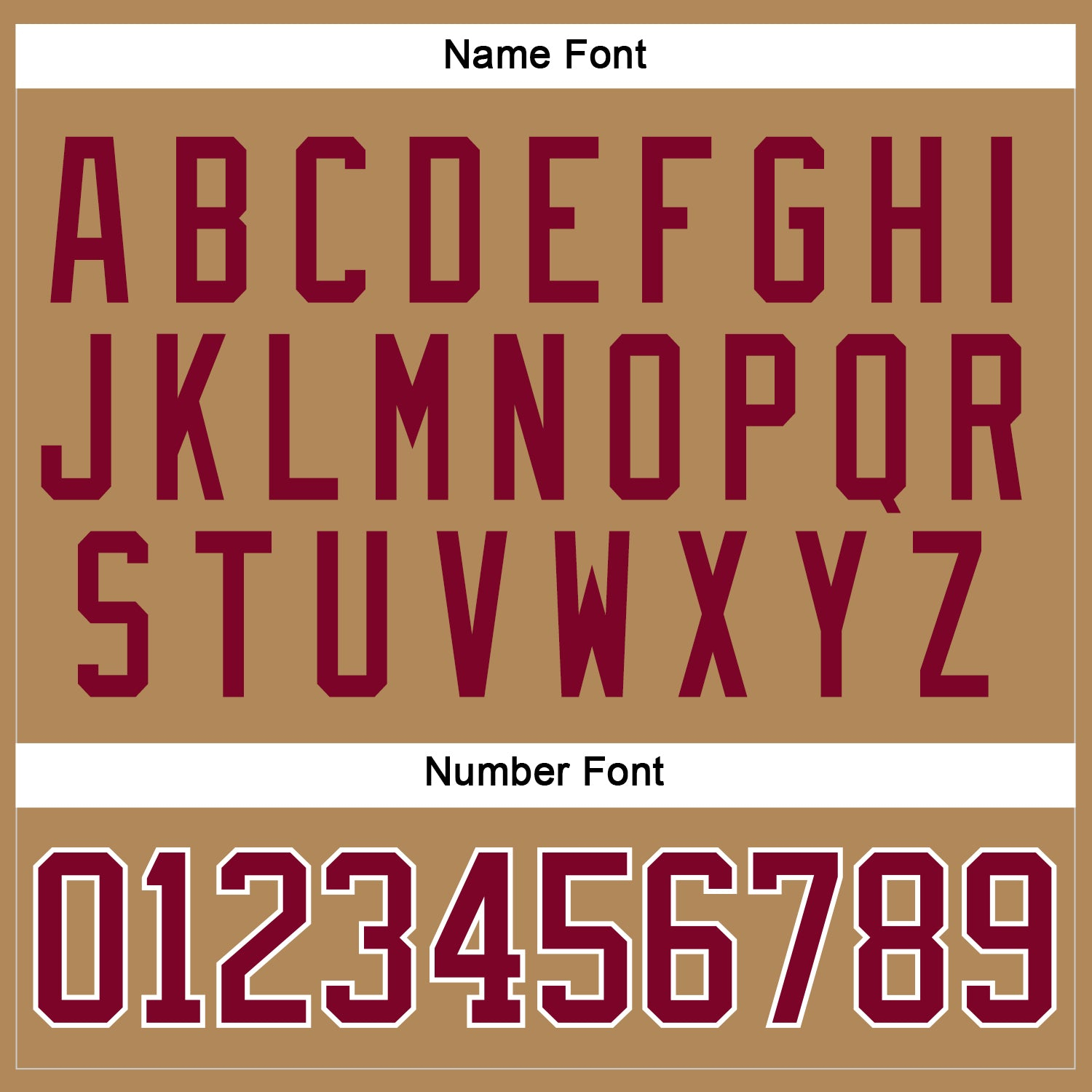 Custom Old Gold Maroon-White Hockey Jersey