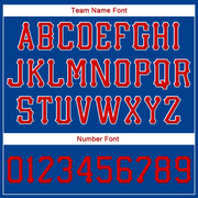 Custom Royal Red-White Stitched Adjustable Snapback Hat