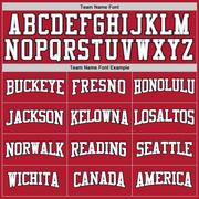 Custom Stitched Red White-Gray Sports Pullover Sweatshirt Hoodie