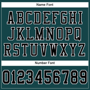 Custom Midnight Green Black-White Mesh Authentic Football Jersey