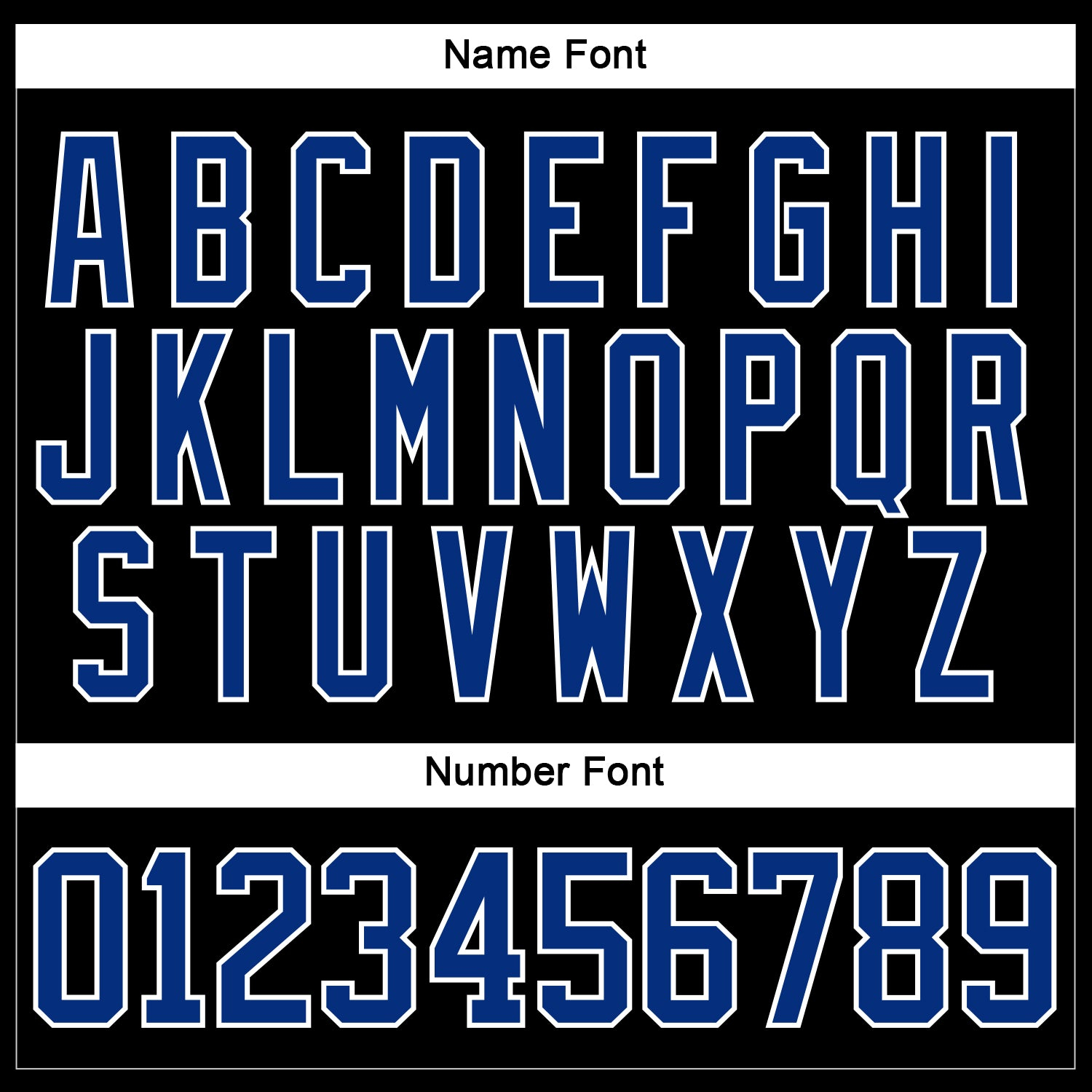 Custom Black Royal-White Hockey Jersey