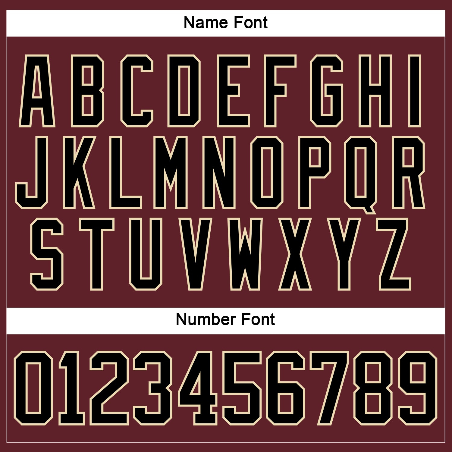 Custom Burgundy Black-Cream Hockey Jersey