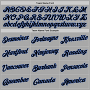 Custom Stitched Gray Black-Blue Sports Pullover Sweatshirt Hoodie