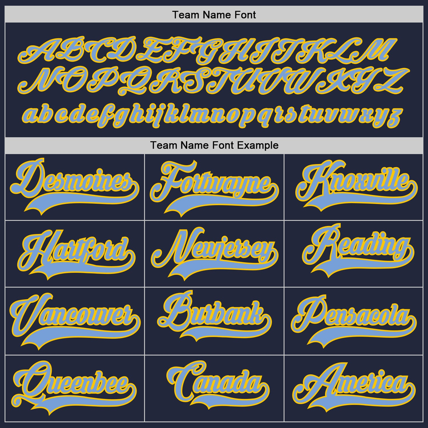 Custom Navy Light Blue-Gold Hockey Jersey