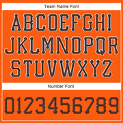 Custom Orange Brown-White Stitched Adjustable Snapback Hat