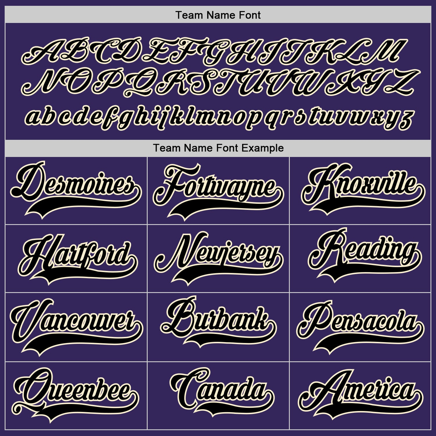 Custom Purple Black-Cream Hockey Jersey