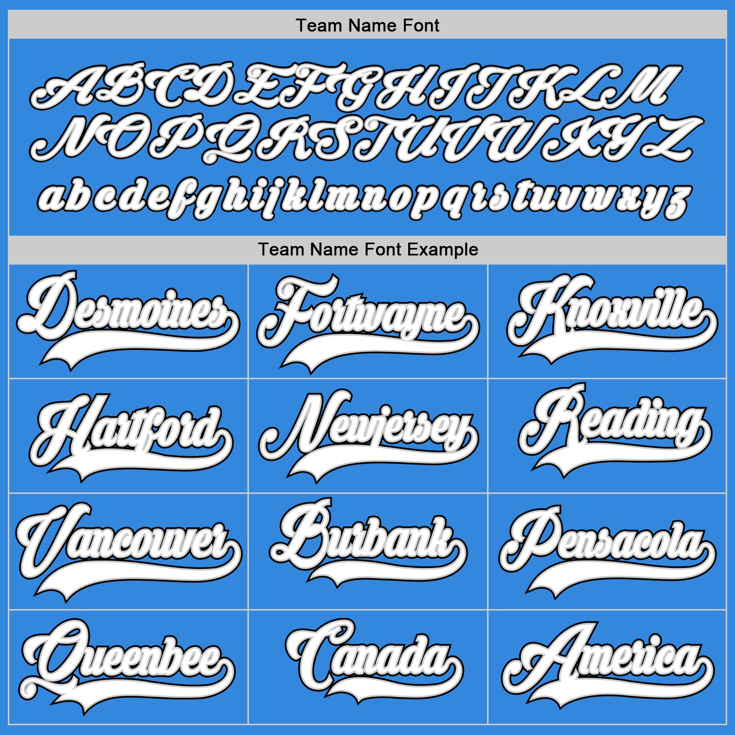 Custom Powder Blue White-Black Hockey Jersey