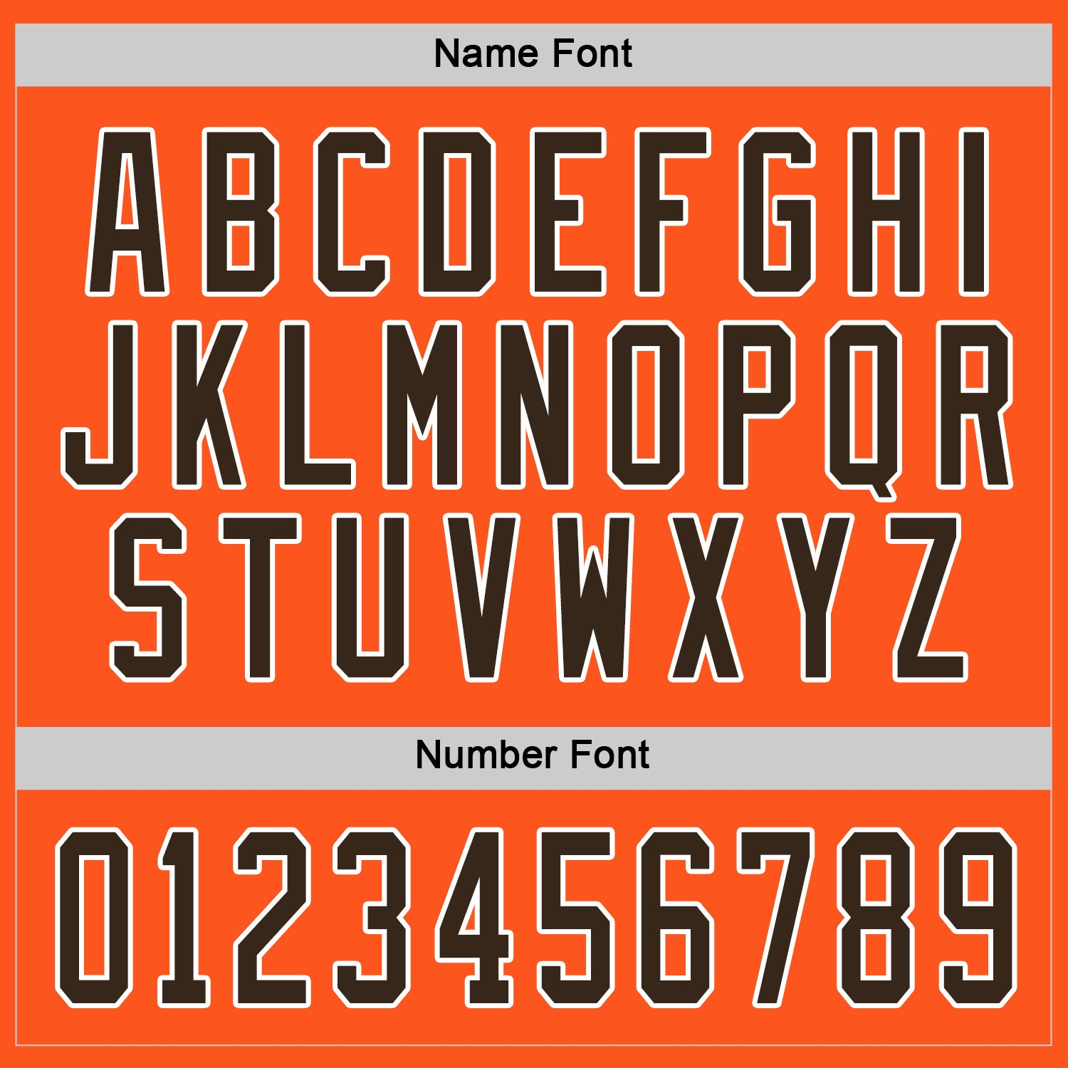 Custom Orange Brown-White Hockey Jersey