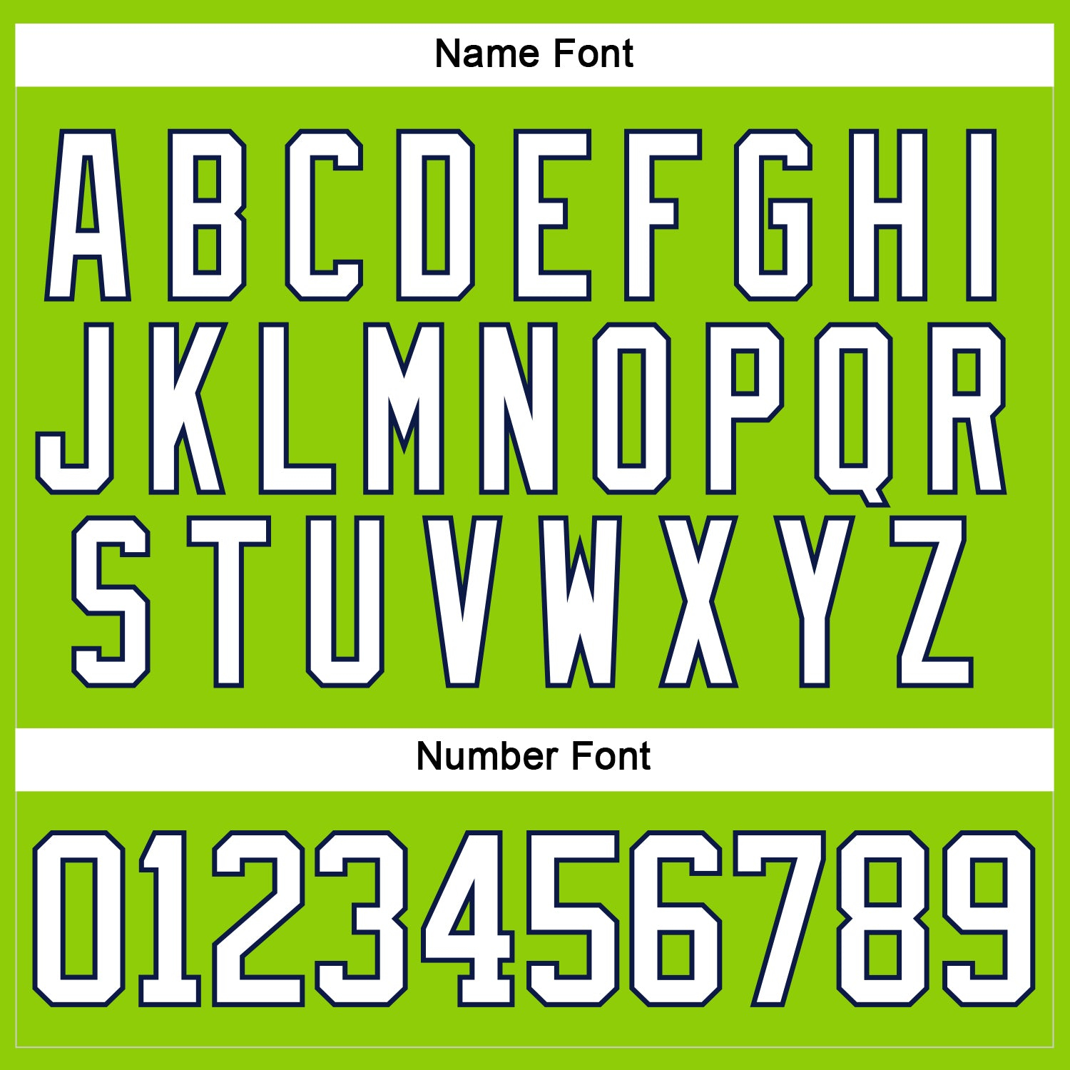 Custom Neon Green White-Navy Hockey Lace Neck Jersey