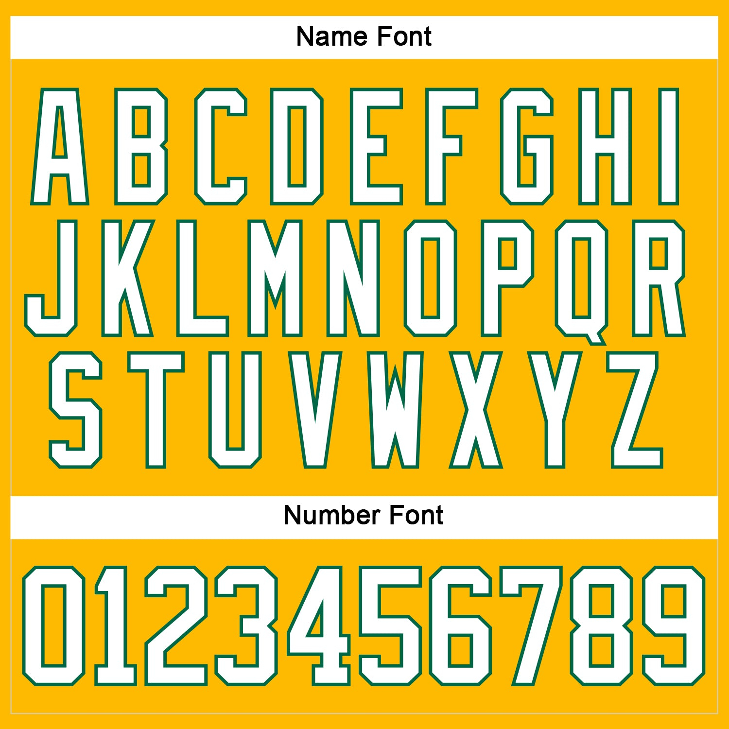 Custom Gold White-Kelly Green Hockey Lace Neck Jersey