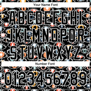 Custom Stitched Black White 3D Pattern Design Evil Eyes Sports Pullover Sweatshirt Hoodie