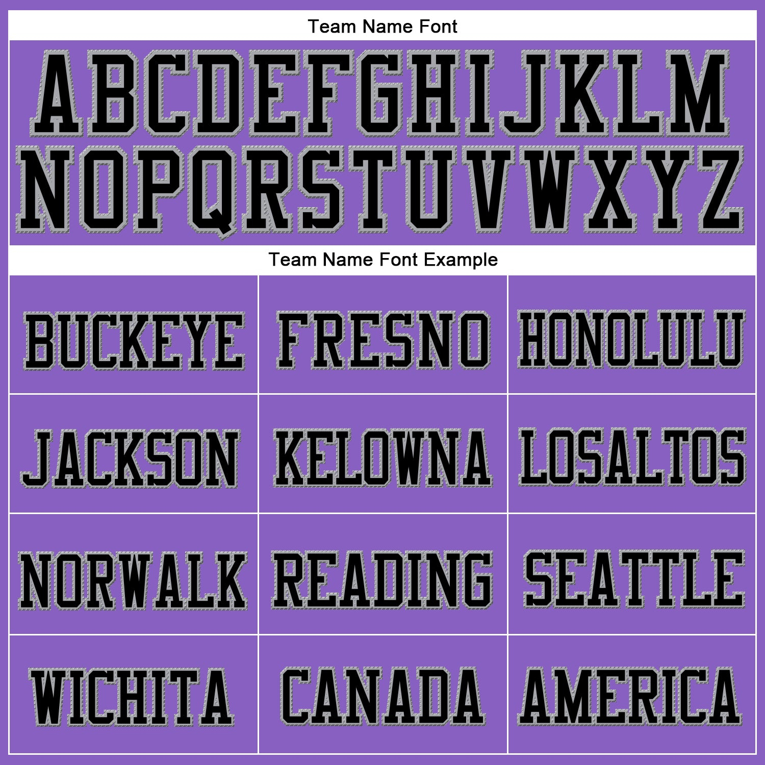 Custom Purple Black-Gray Stitched Cuffed Knit Hat