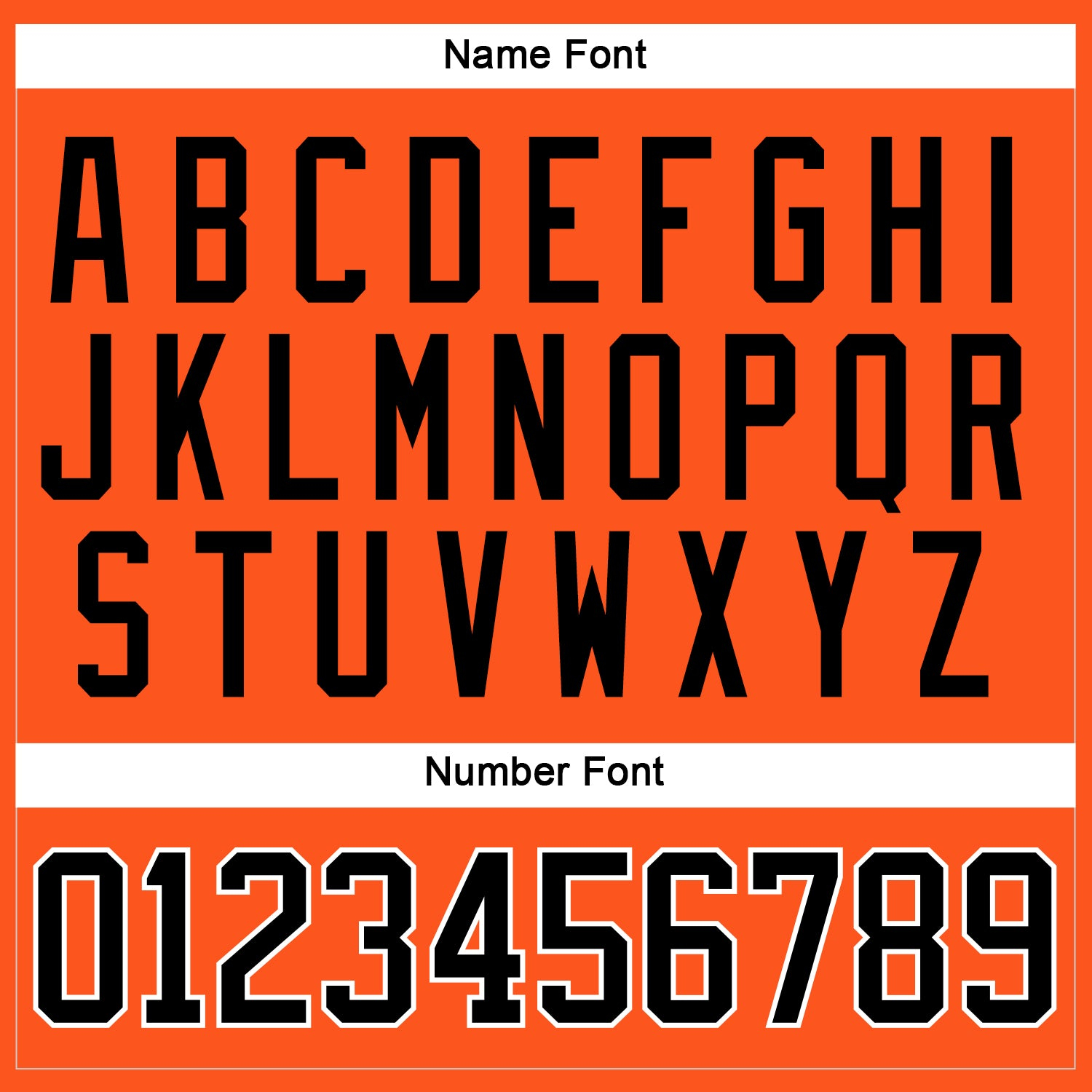 Custom Orange Black-White Hockey Jersey