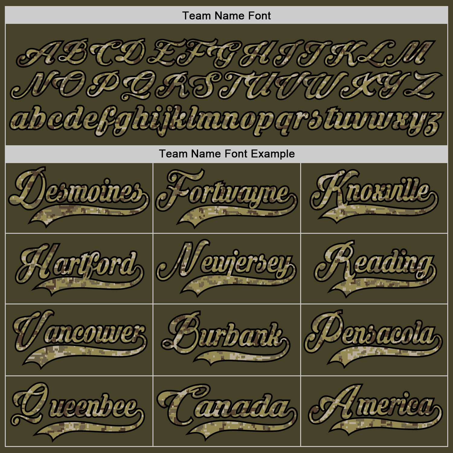 Custom Olive Camo Black-Cream Salute To Service Hockey Lace Neck Jersey