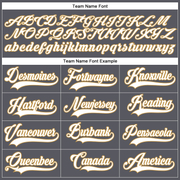 Custom Steel Gray White Old Gold-Red Hockey Lace Neck Jersey