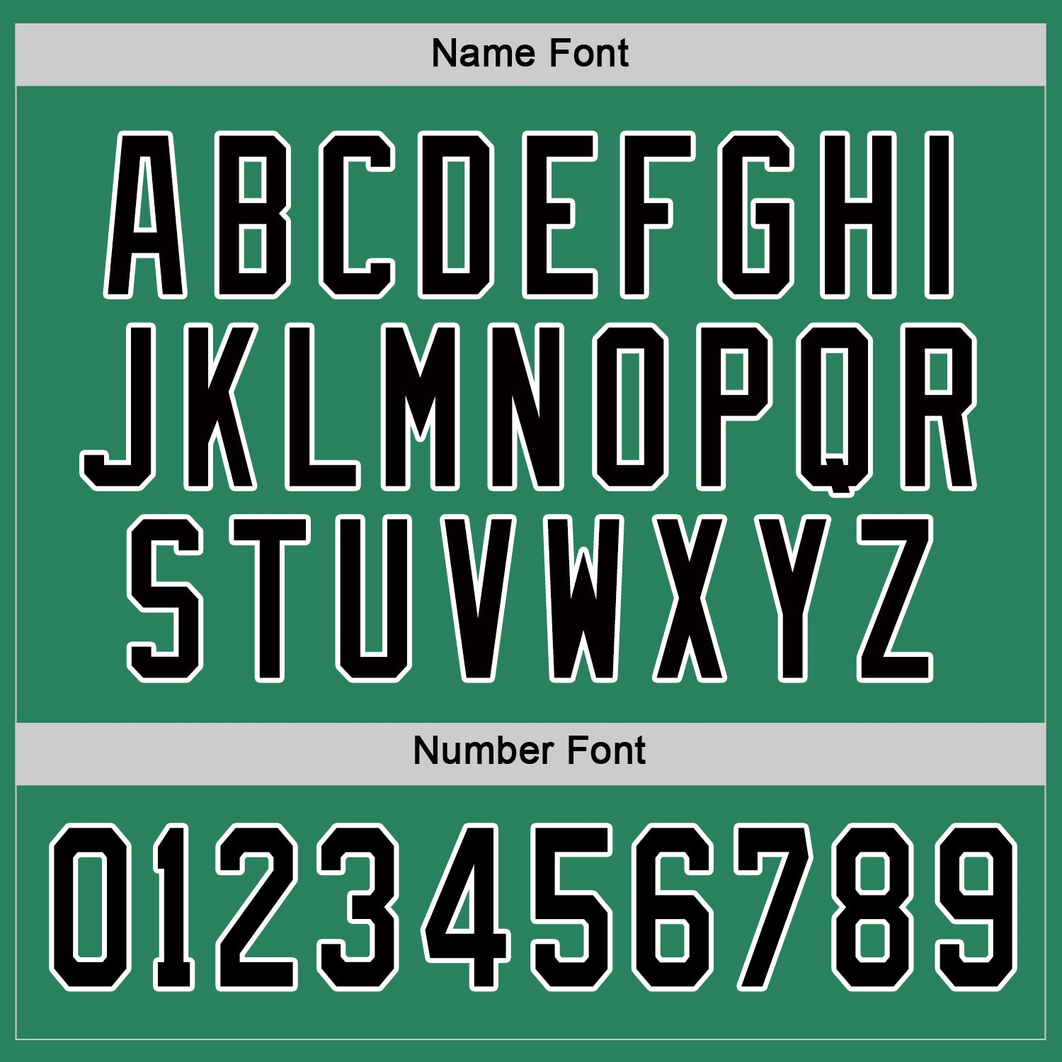 Custom Kelly Green Black-White Hockey Jersey