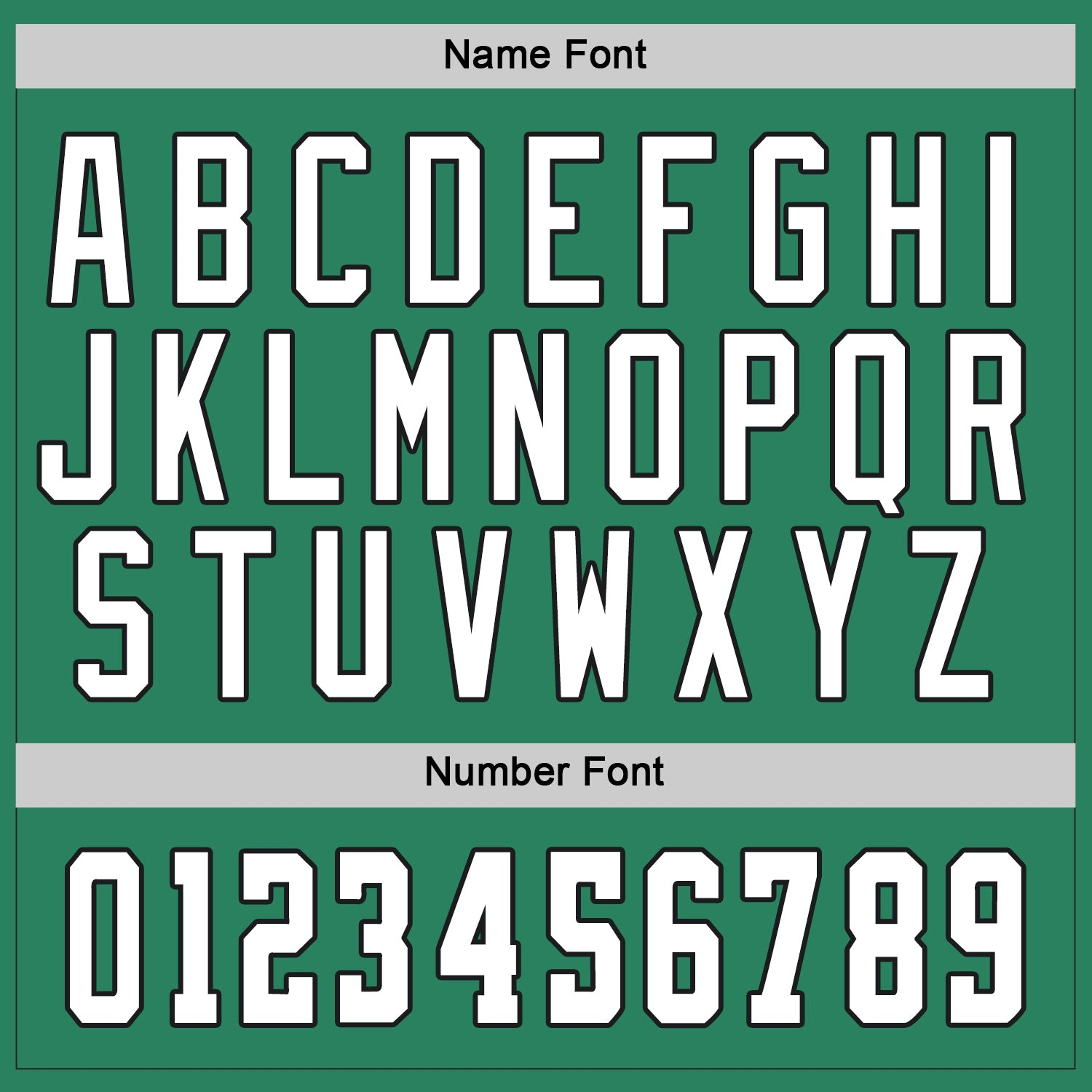 Custom Kelly Green White-Black Hockey Jersey