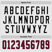 Custom White Maroon-Black Hockey Jersey