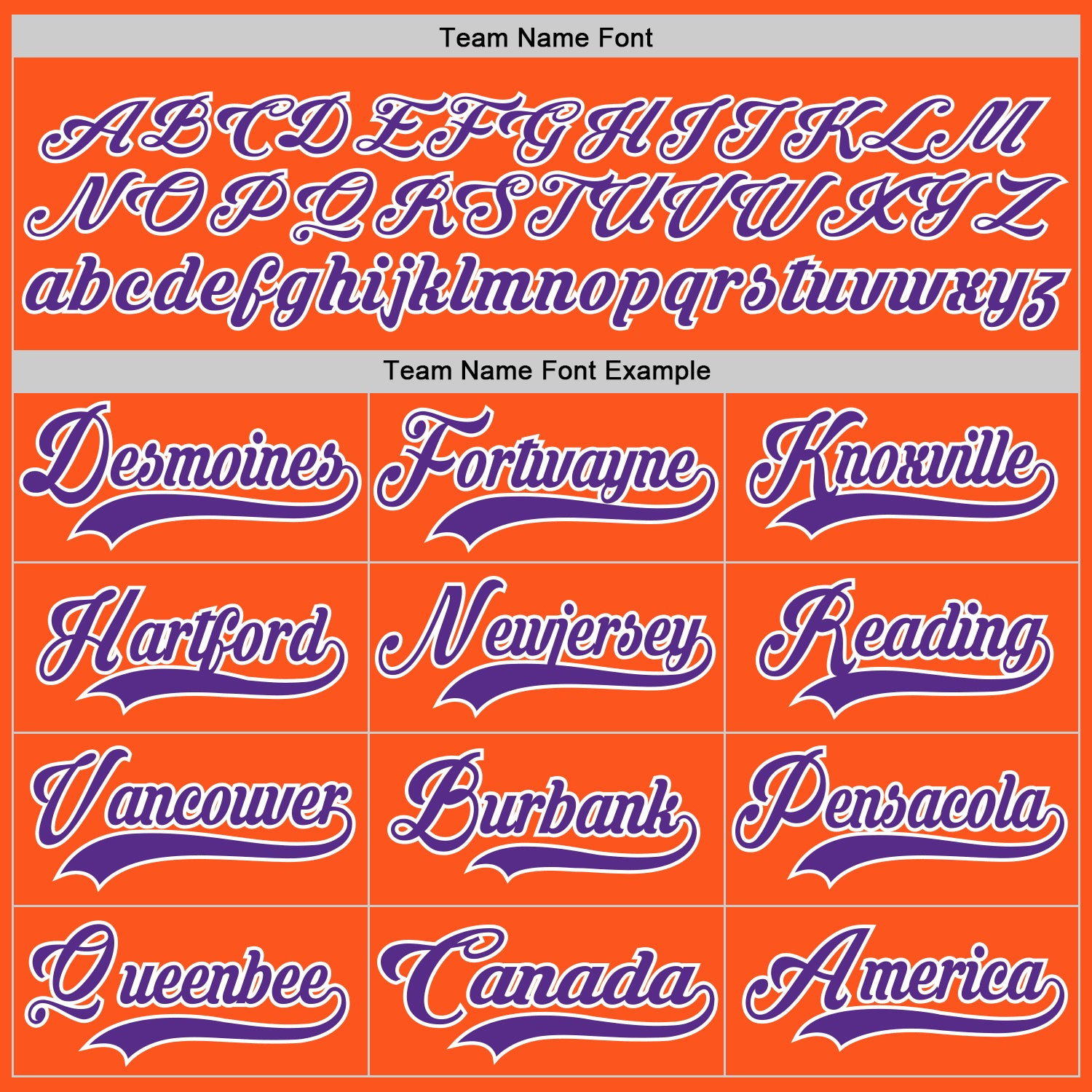 Custom Orange Purple-White Hockey Jersey