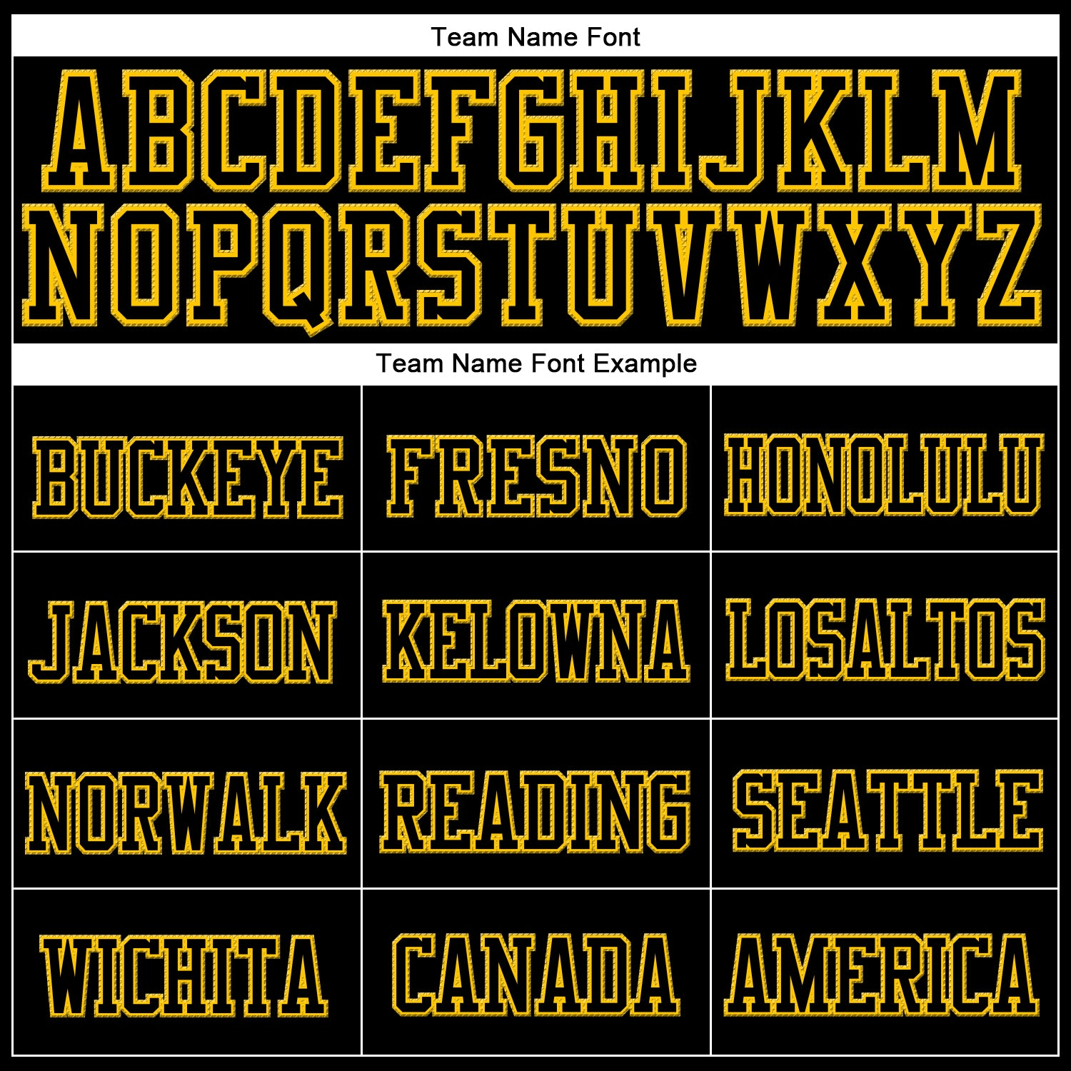 Custom Black Black-Gold Stitched Cuffed Knit Hat