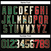 Custom Black Vintage Mexican Flag-Cream Hockey Jersey